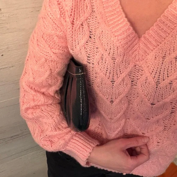 NWT 2012 Coach Navy Pleated Patent Leather Wristlet Clutch with Stitching - Picture 13 of 16